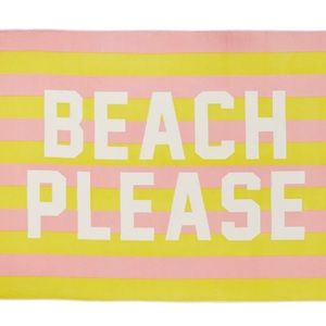 Private Party BEACH PLEASE beach towel